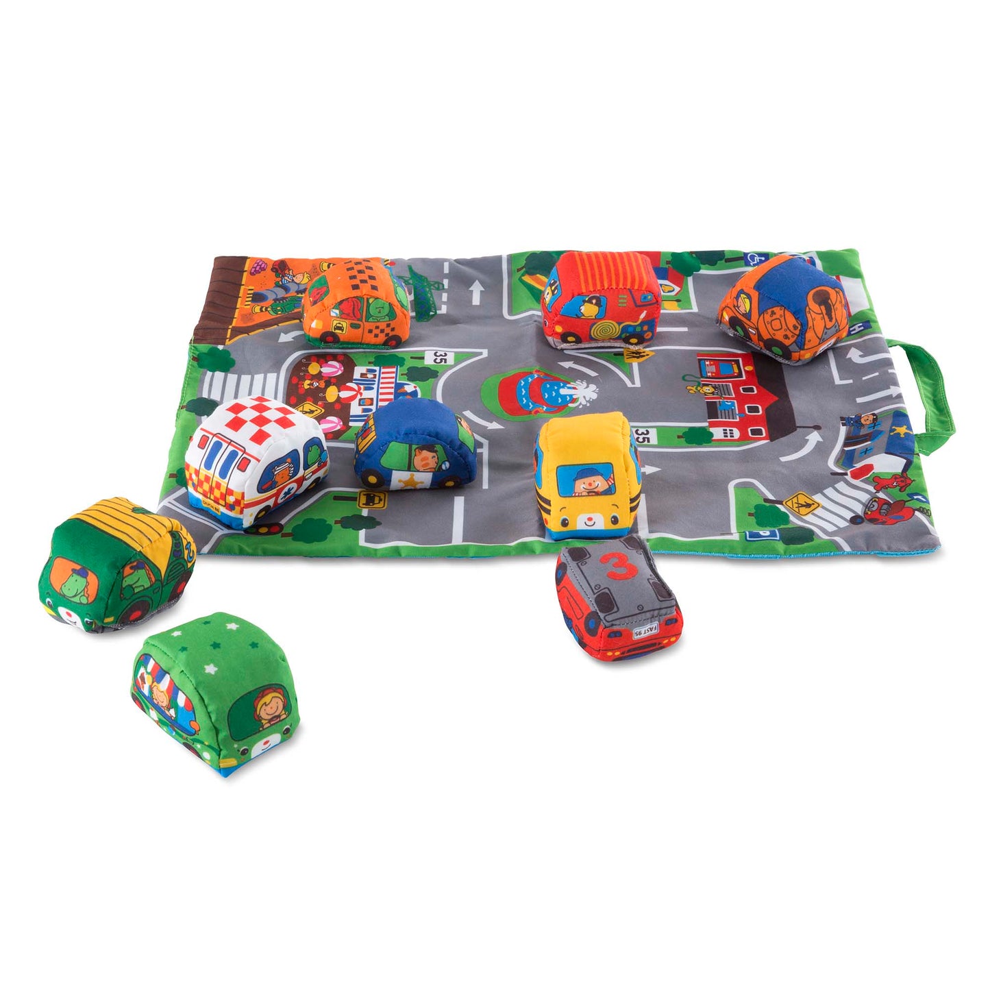 Melissa & Doug Take-Along Town Play Mat ‚Äì Interactive Travel Toy