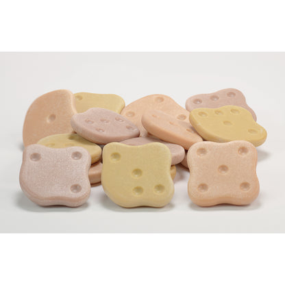 Yellow Door Tactile Array Stones - Sensory Counting Toy - Multicolor