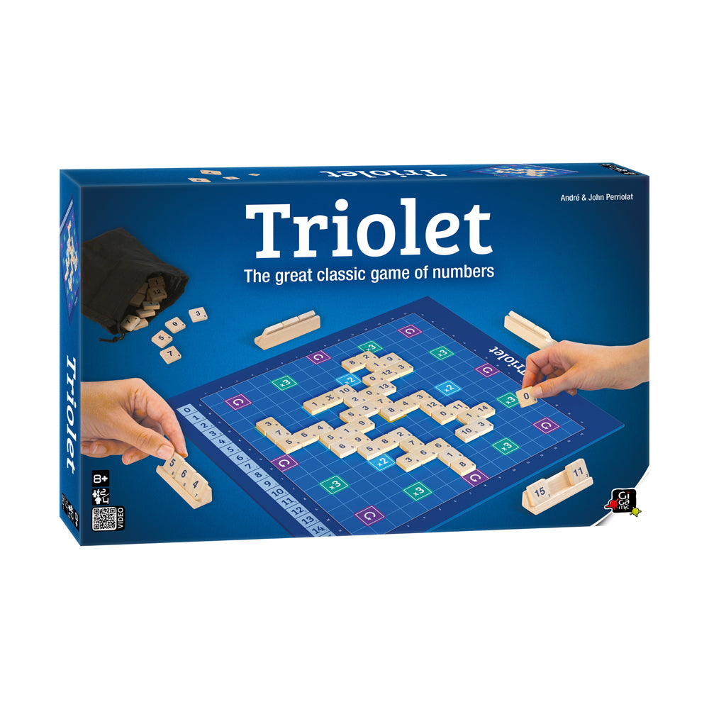 Triolet Numbered Tile Strategy Board Game