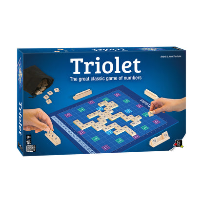 Triolet Numbered Tile Strategy Board Game