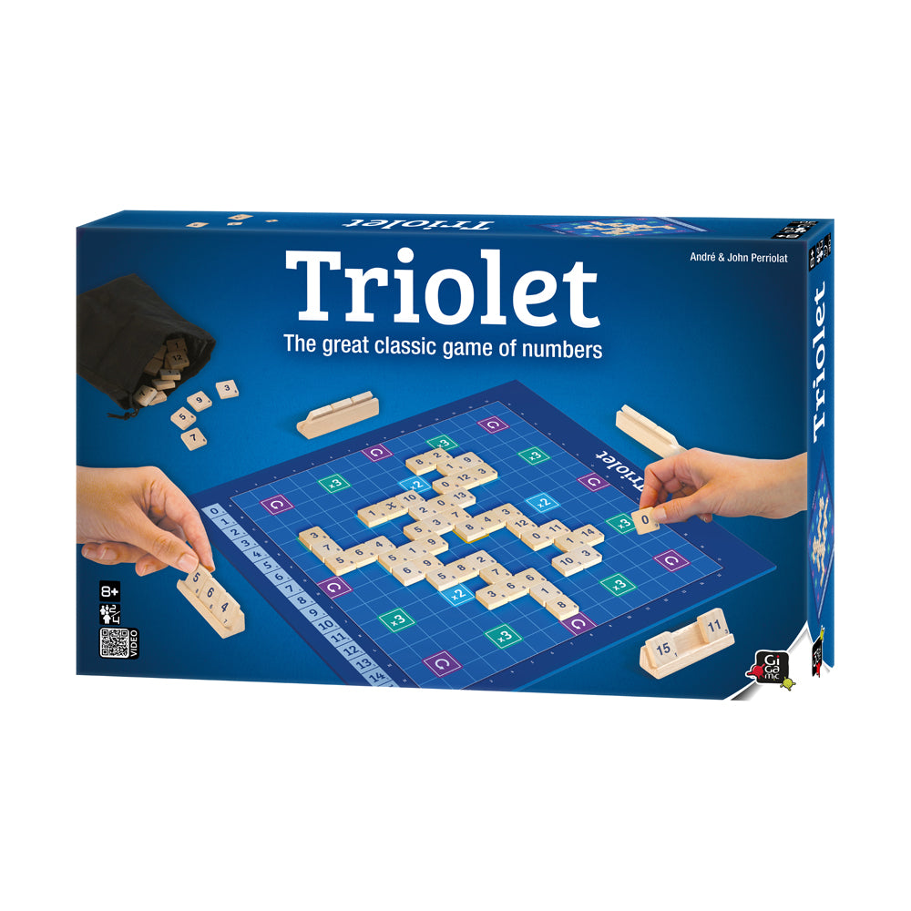 Triolet Numbered Tile Strategy Board Game