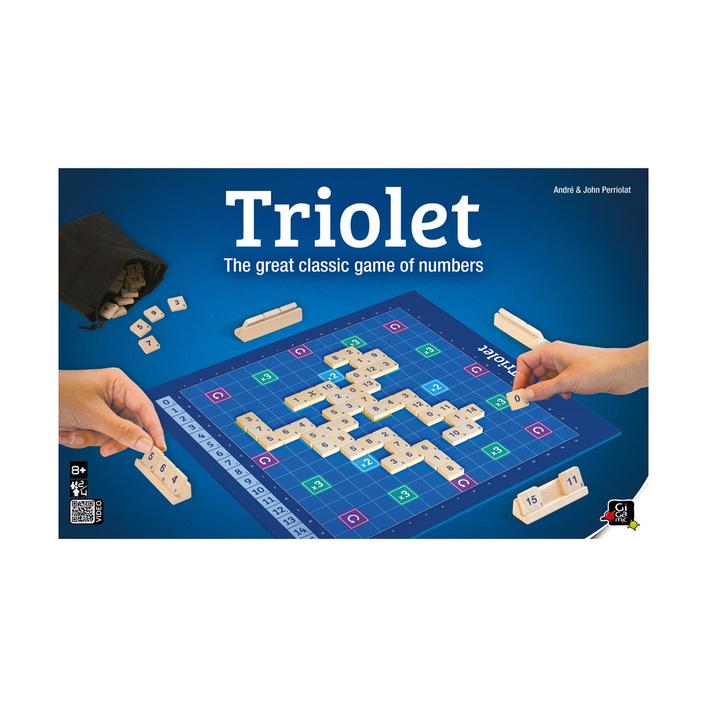 Triolet Numbered Tile Strategy Board Game