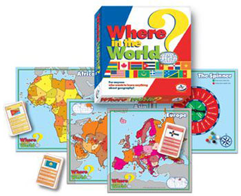 Where in the World Updated Edition Geography Board Game