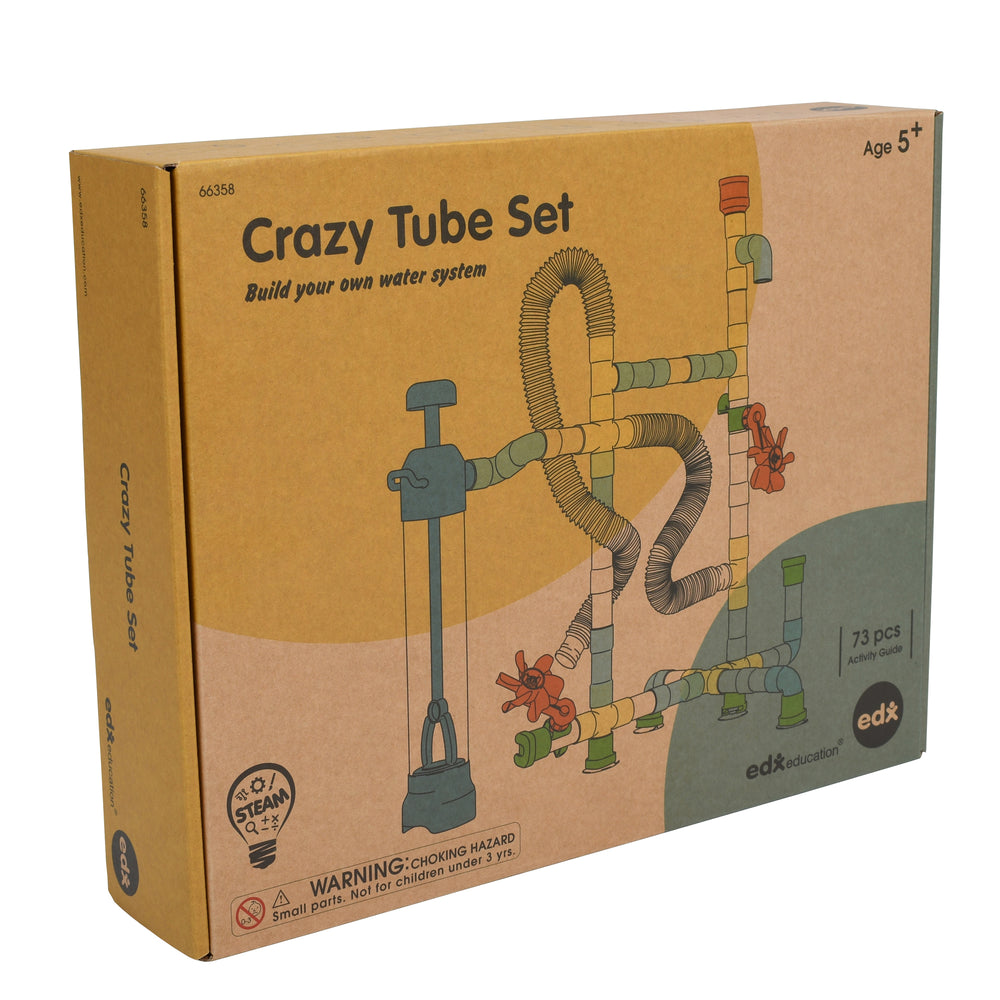 Edxeducation Crazy Tube Set - Interactive Water Exploration Kit