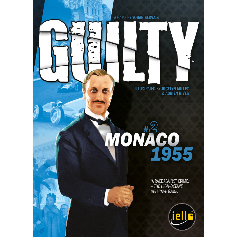 IELLO: Guilty: Monaco 1955 - Cooperative Deduction Game, Ages 14+, 1-99 Players