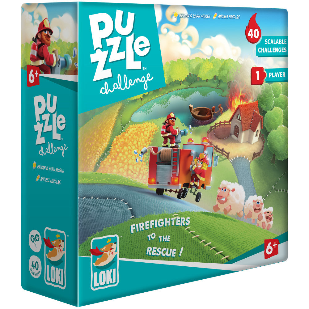 Firefighter Rescue Challenge Puzzle - 40 pc