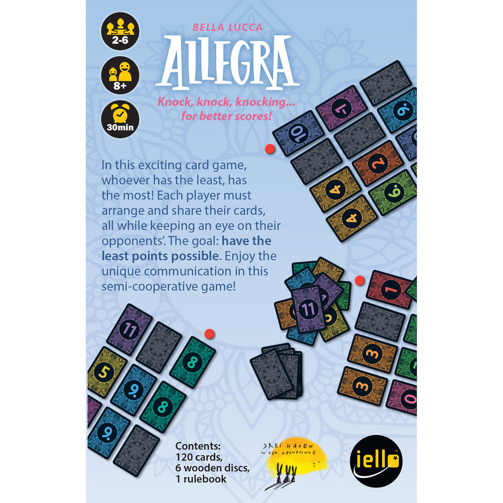 IELLO Allegra Strategic Card Game