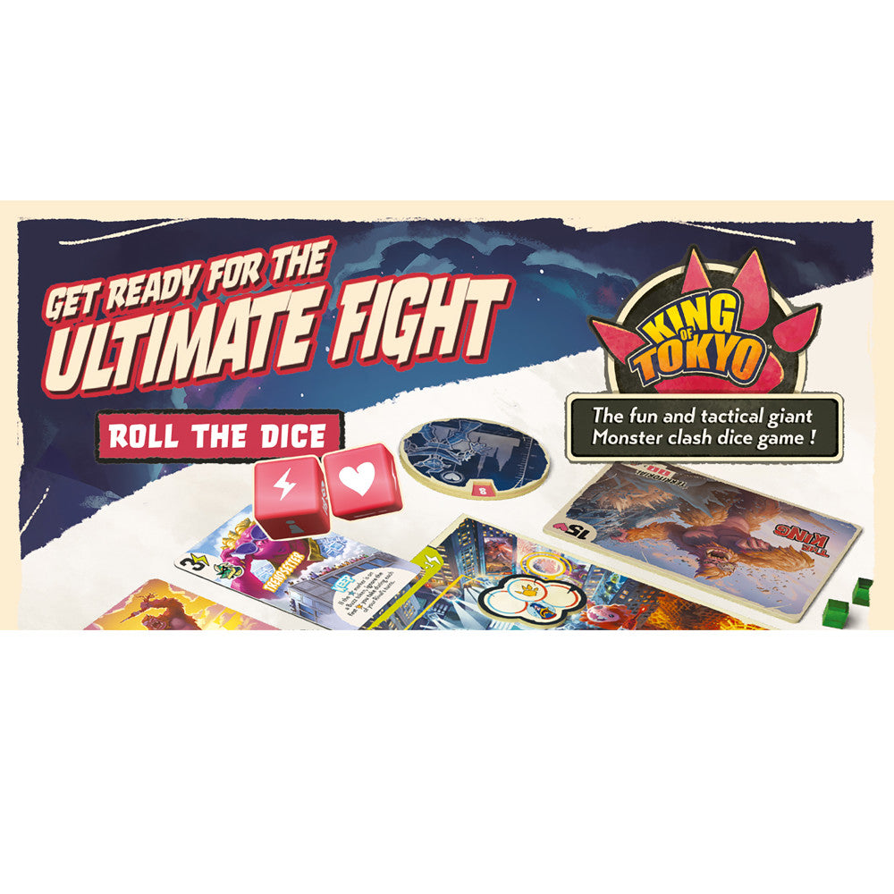 IELLO: King of Tokyo: Duel - Two-Player Board Game, Family Ages 8+, 2 Players