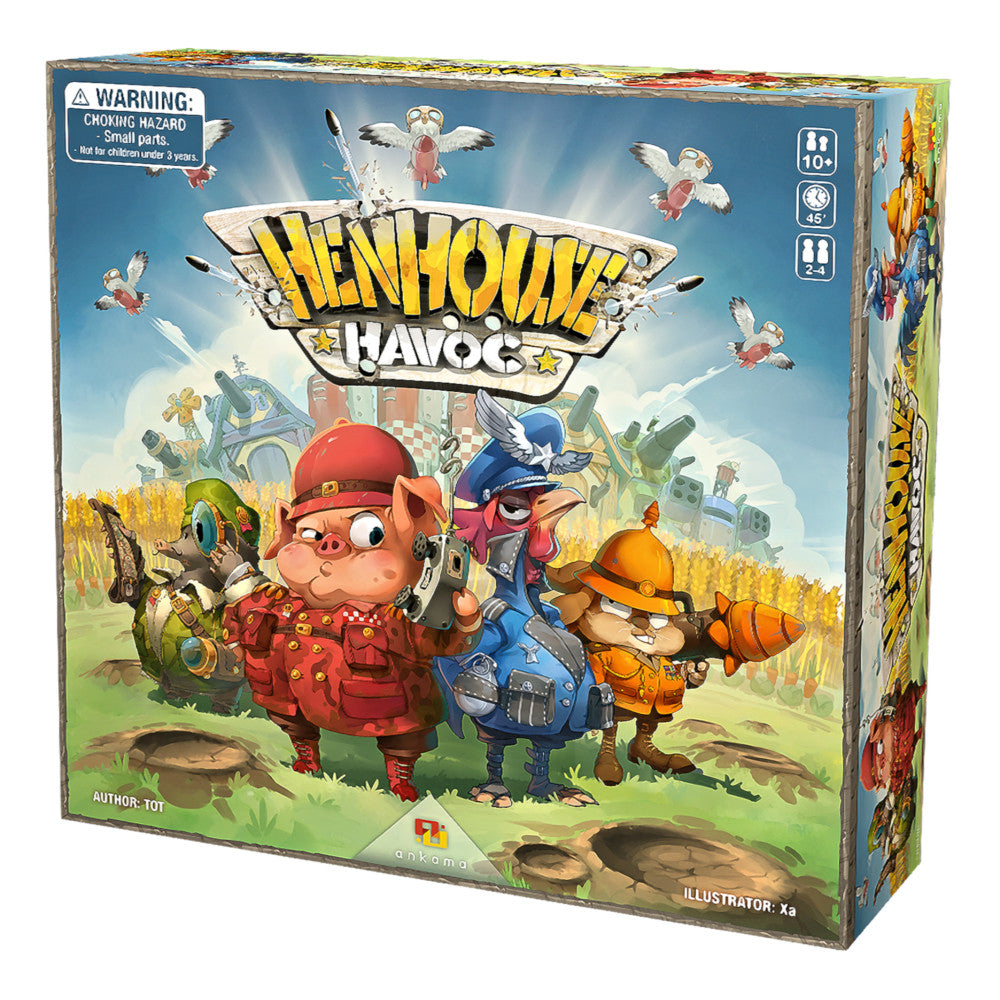 Henhouse Havoc Strategic Family Board Game