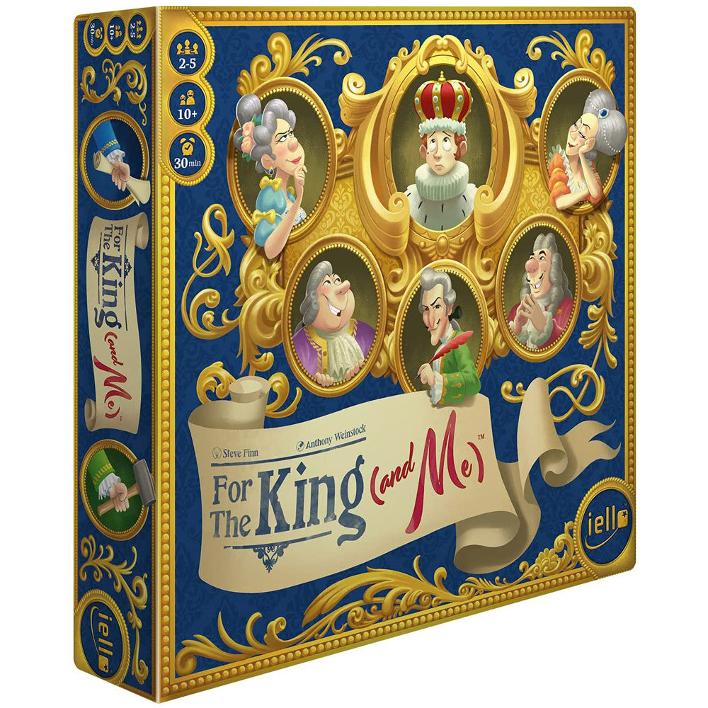 For the King (and Me) IELLO Strategy Board Game, Ages 10+, 2-5 Players, 30 Min Playtime