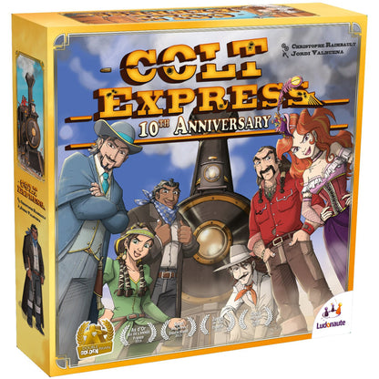 Ludonaute: Colt Express: 10th Anniversary - Strategy Board Game, Ages 10+, 2-3 Players