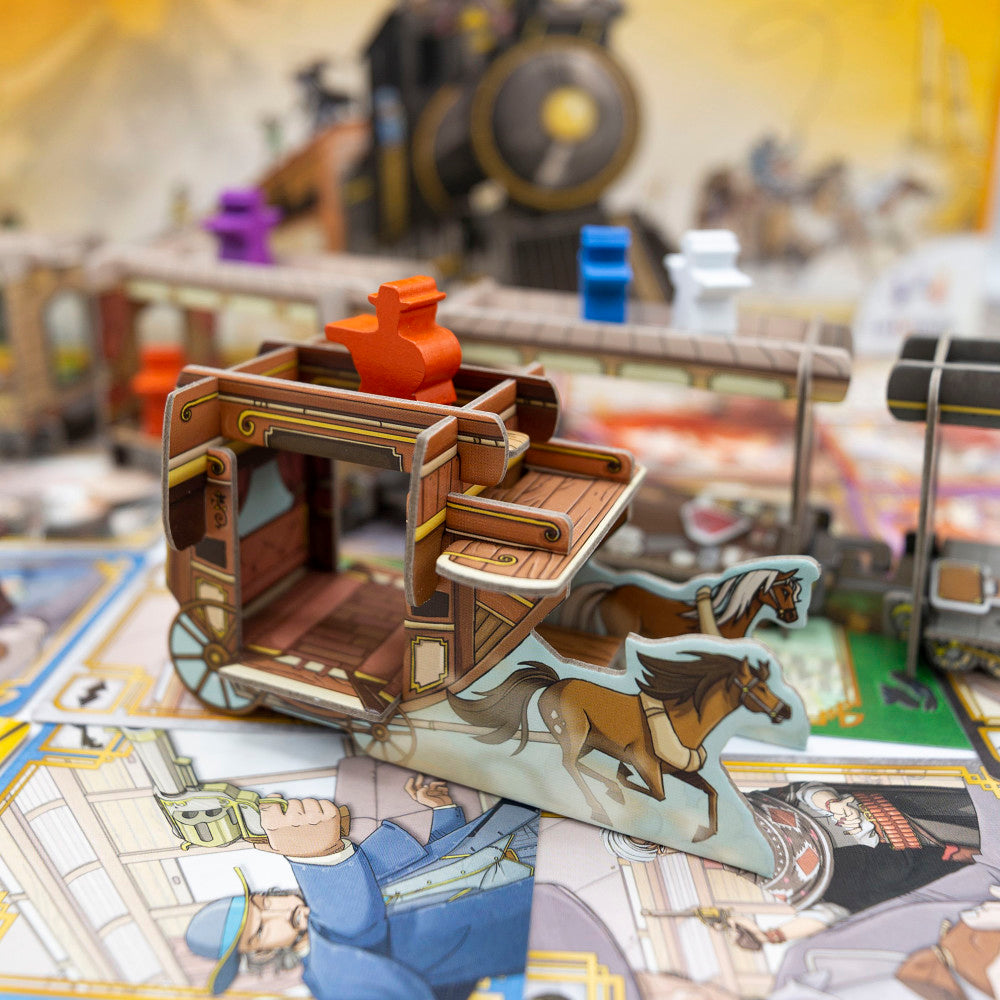 Ludonaute: Colt Express Big Box - 10th Anniversary, Strategy Board Game, Ages 10+, 2-9 Players