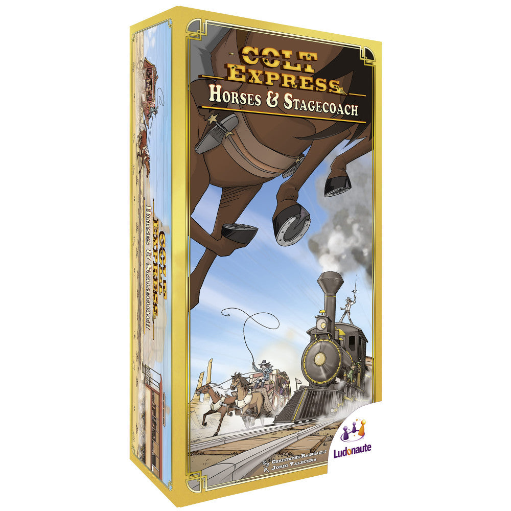 Colt Express: Horses & Stagecoach Expansion - American West Board Game, Ages 10+, 2-6 Players