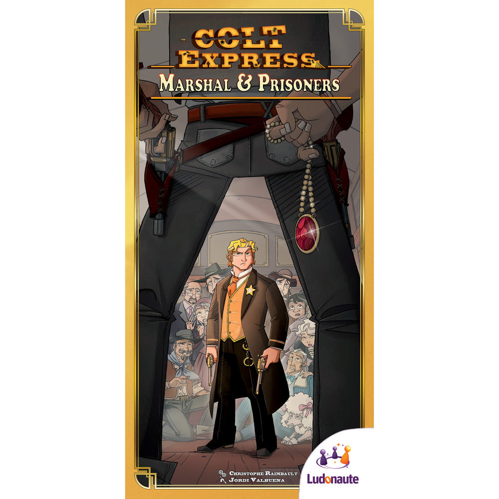 Colt Express: Marshal & Prisoners Expansion - American West Board Game, Ages 10+, 3-7 Players