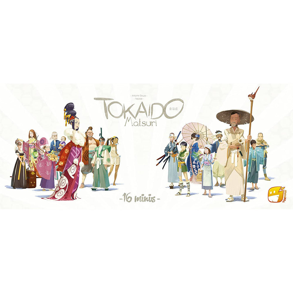 Tokaido: Matsuri Miniature Figures 16-Pack Accessory for Board Game Enthusiasts