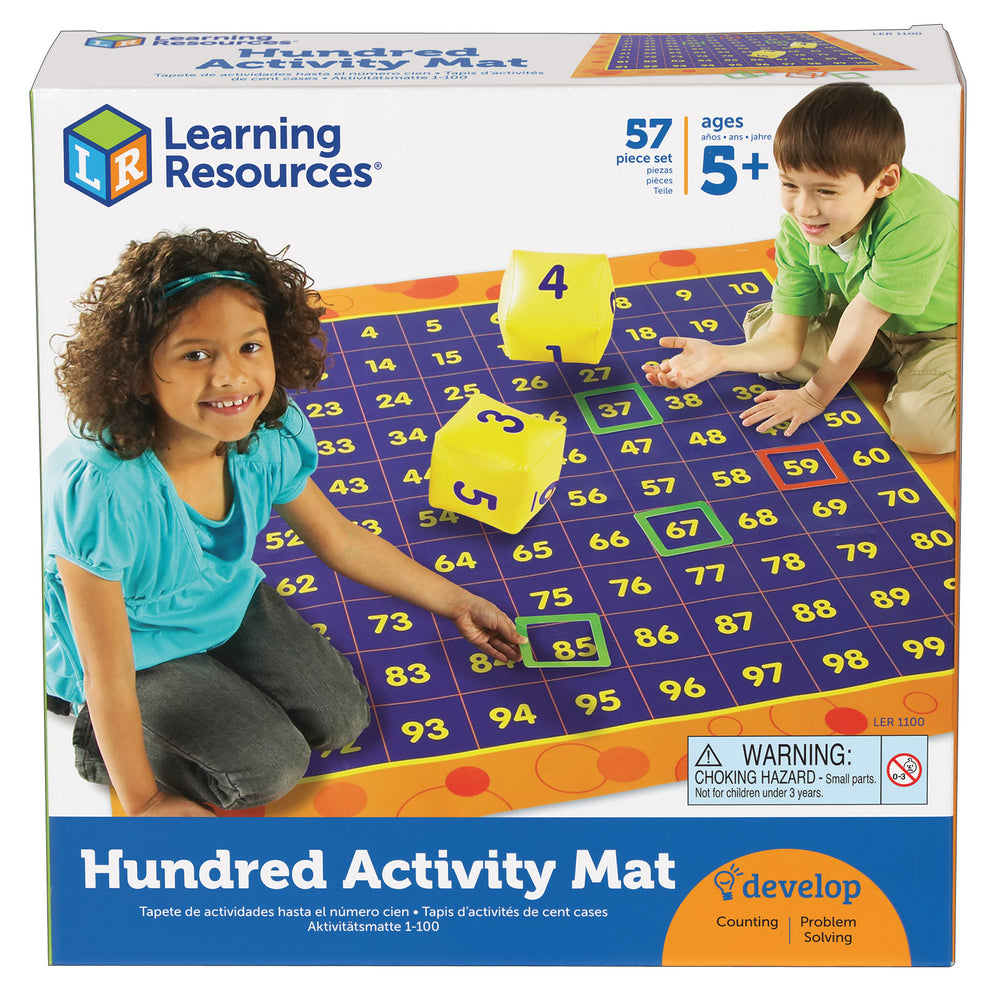 Learning Resources Hip Hoppin‚Äô Hundred Mat - Interactive Math Learning Toy