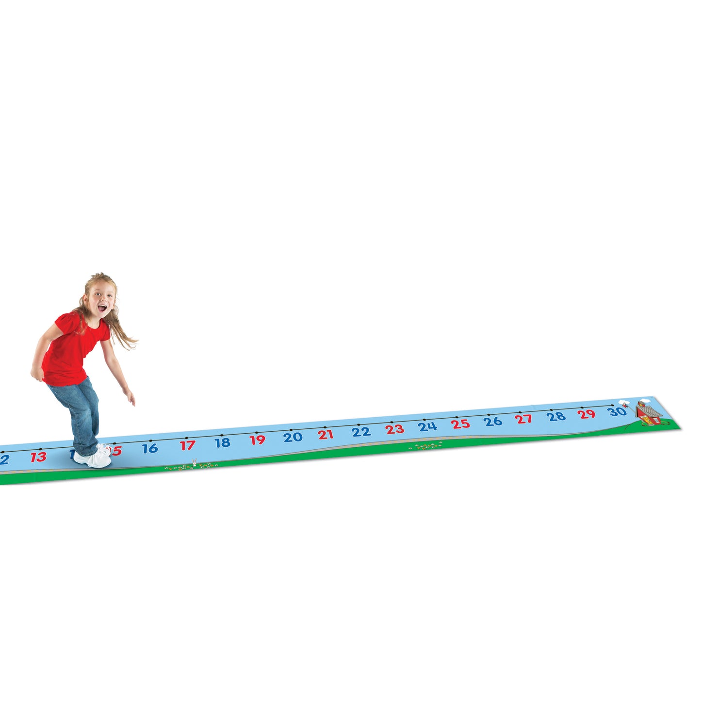 Learning Resources Number Line Floor Mat - Interactive Math Learning - Ages 5-9