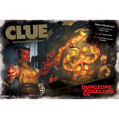 Dungeons & Dragons Clue Board Game | Collectible Mystery Game