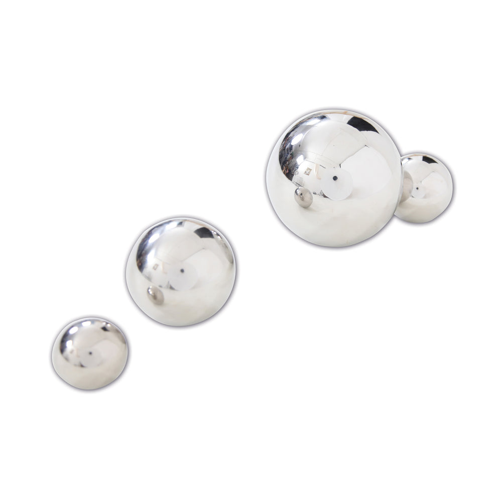 TickiT Sensory Reflective Balls - Set of 4, Silver