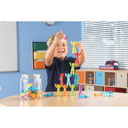 Learning Resources All About Me Buddy Builders - Colorful Stacking Figures - Set of 32