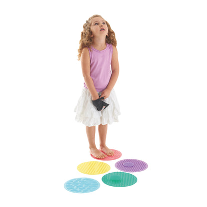 TickiT SiliShapes Sensory Circles - 10 Piece Tactile Texture Set