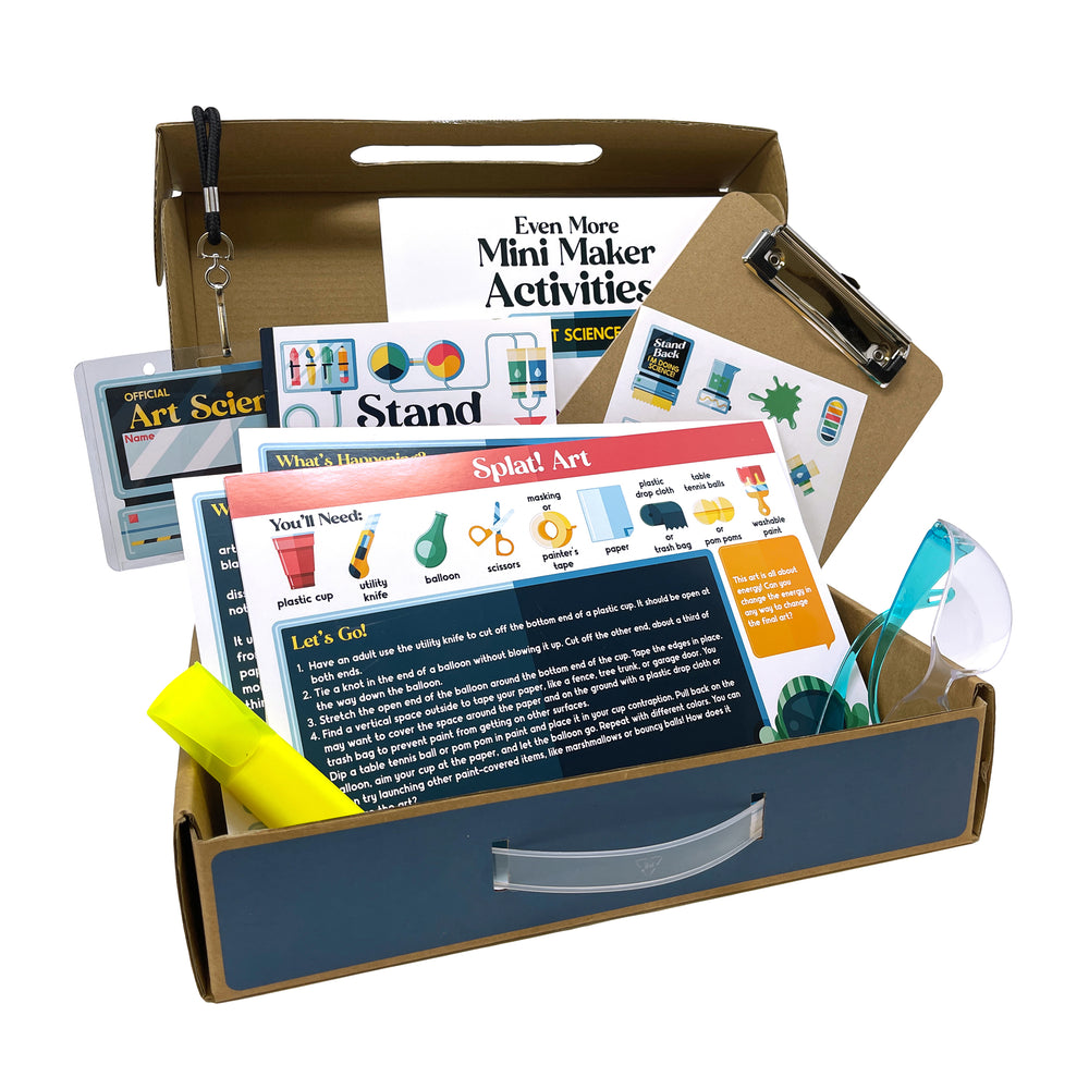 Carson Dellosa Education Mini Maker Kit: Art Science - STEM Learning Set