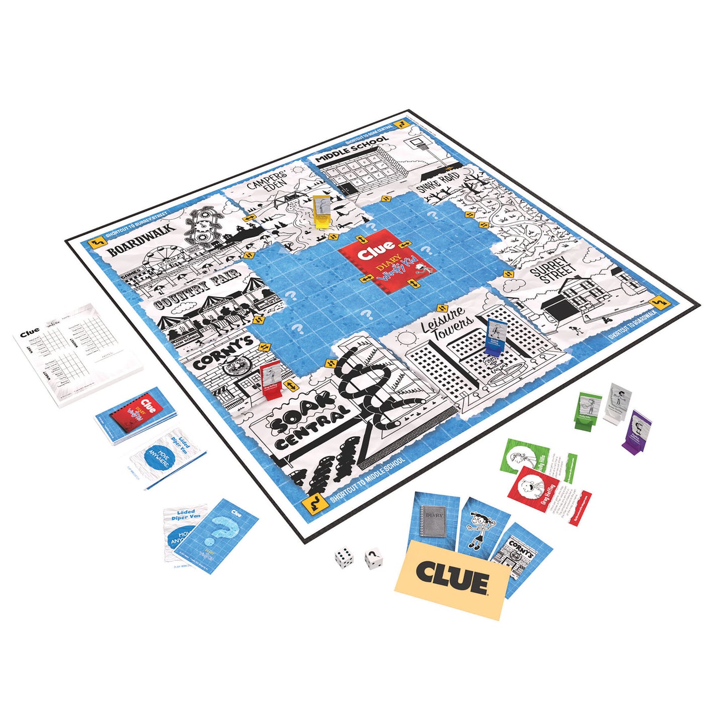 Diary of a Wimpy Kid CLUE Board Game