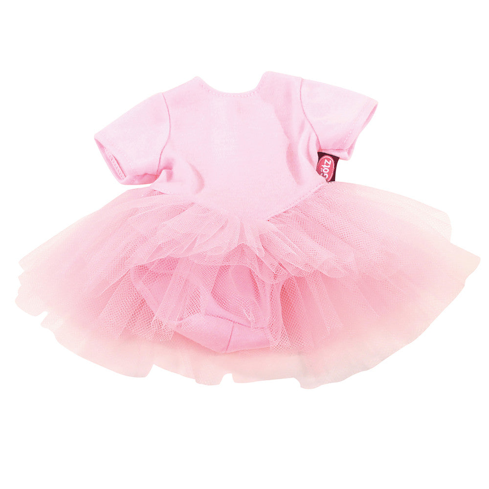 Gotz 13" Baby Doll Ballet Outfit with Built-in Tutu - Pink Leotard