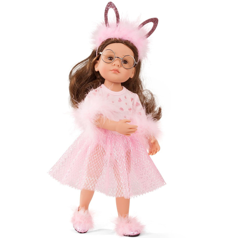 Gotz Little Kidz Ella Rabbit - 14-inch Multi-Jointed Fashion Doll with Accessories