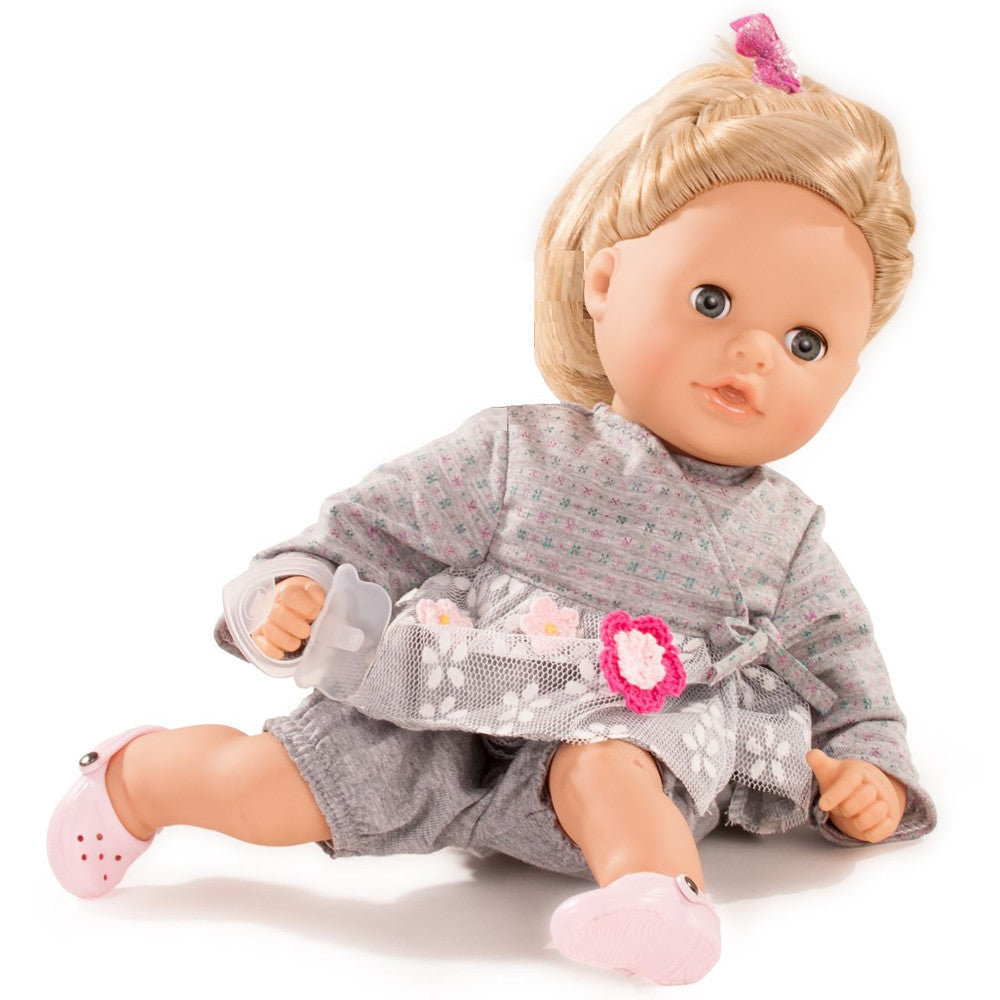 Gotz Cosy Aquini 13 in - Blonde Ponytail Bath Baby Doll