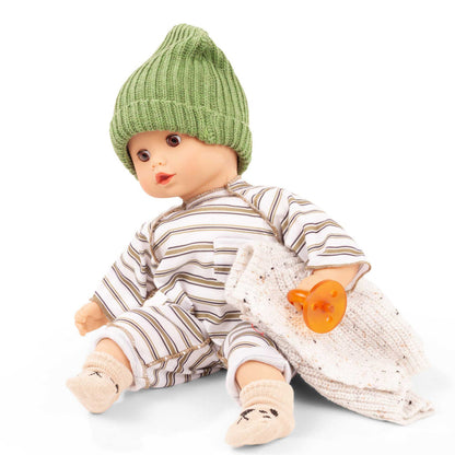 Gotz Muffin 13" Doll - Urban Stripes with Cardigan and Hat