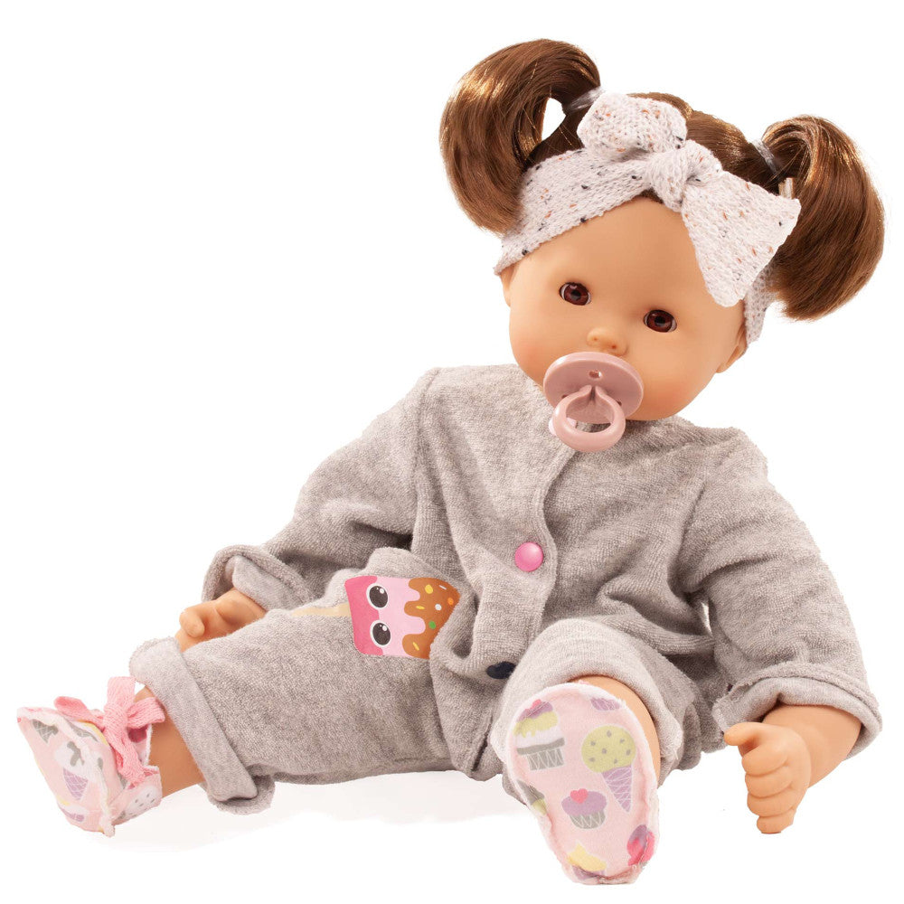 Gotz Maxy Muffin Popsicle - 16.5 in Soft Baby Doll with Styling Hair Accessories