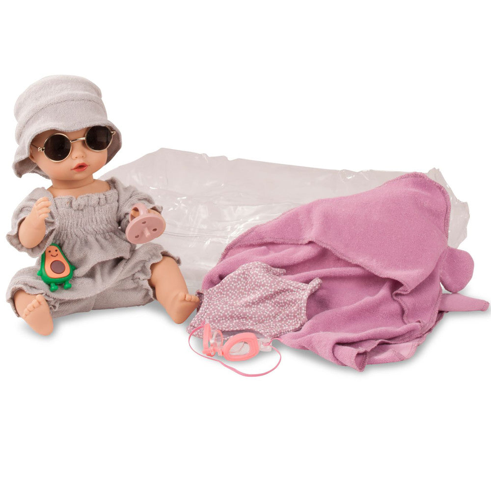 Gotz Sleepy Aquini 13-inch - Interactive Drink and Wet Baby Doll