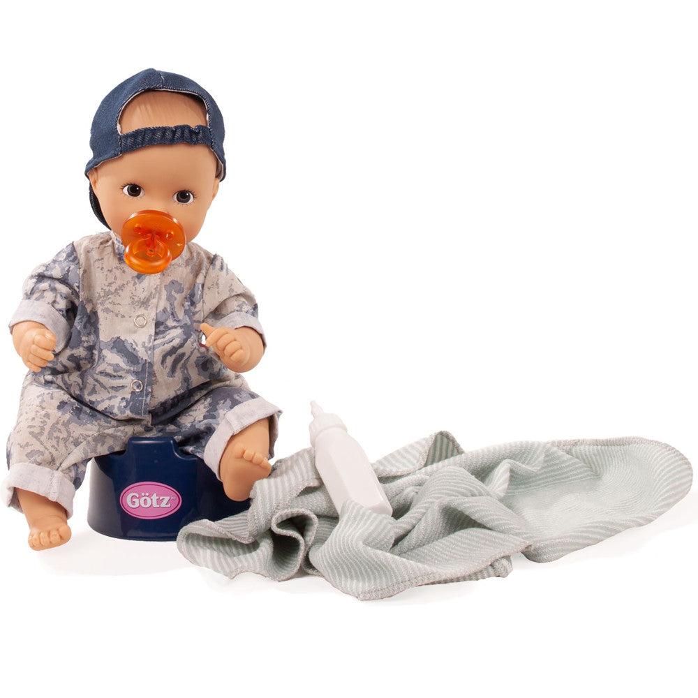 Gotz Little Aquini 12 in - Drink & Wet Bath Doll