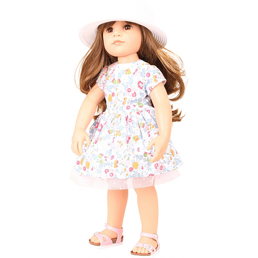 Gotz Hannah Summertime - 19.5 in Poseable Doll with Styling DVD