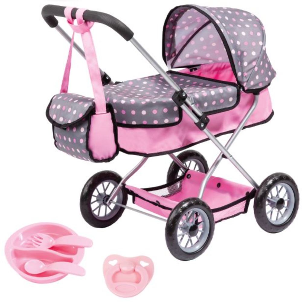 Bayer Dolls Pram Smarty Set with Accessories for 18" Dolls