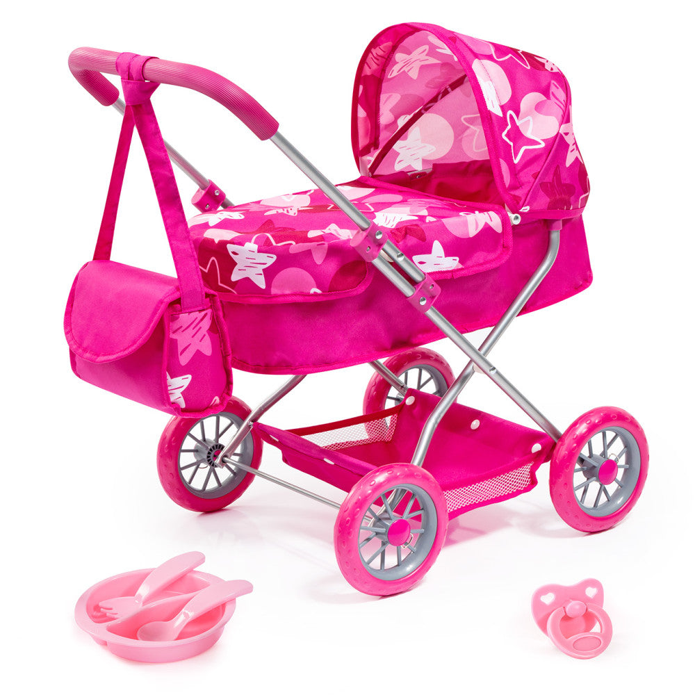 Deluxe Dolls Pram Smarty Set 6 in 1 - Interactive Playset