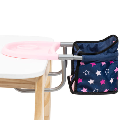 Bayer Design Dolls: Table Seat - Navy, Pink, Stars, Fairy