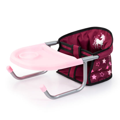 Bayer Design Dolls: Table Seat - Bordeaux, Pink, Stars, Fairy