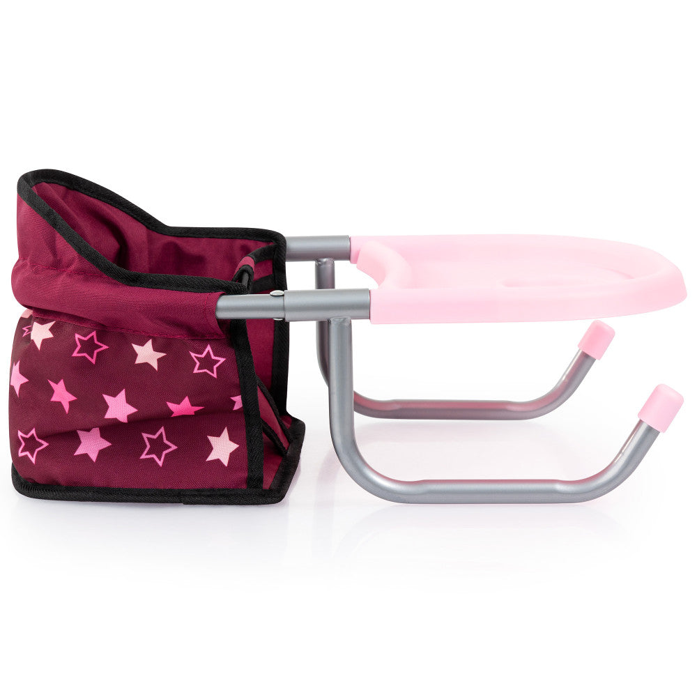 Bayer Design Dolls: Table Seat - Bordeaux, Pink, Stars, Fairy