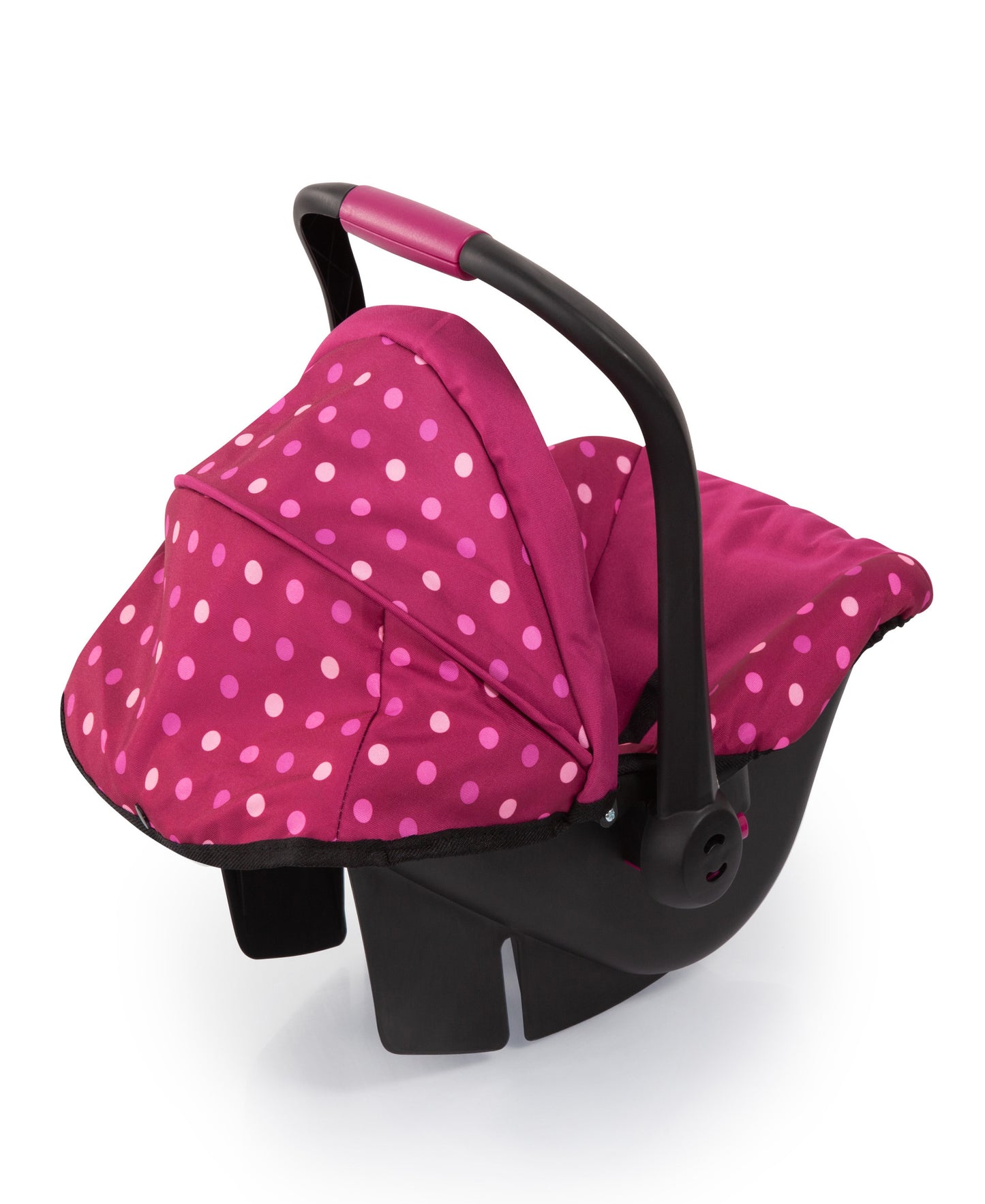 Bayer Design Deluxe Polka Dot Baby Doll Car Seat with Canopy