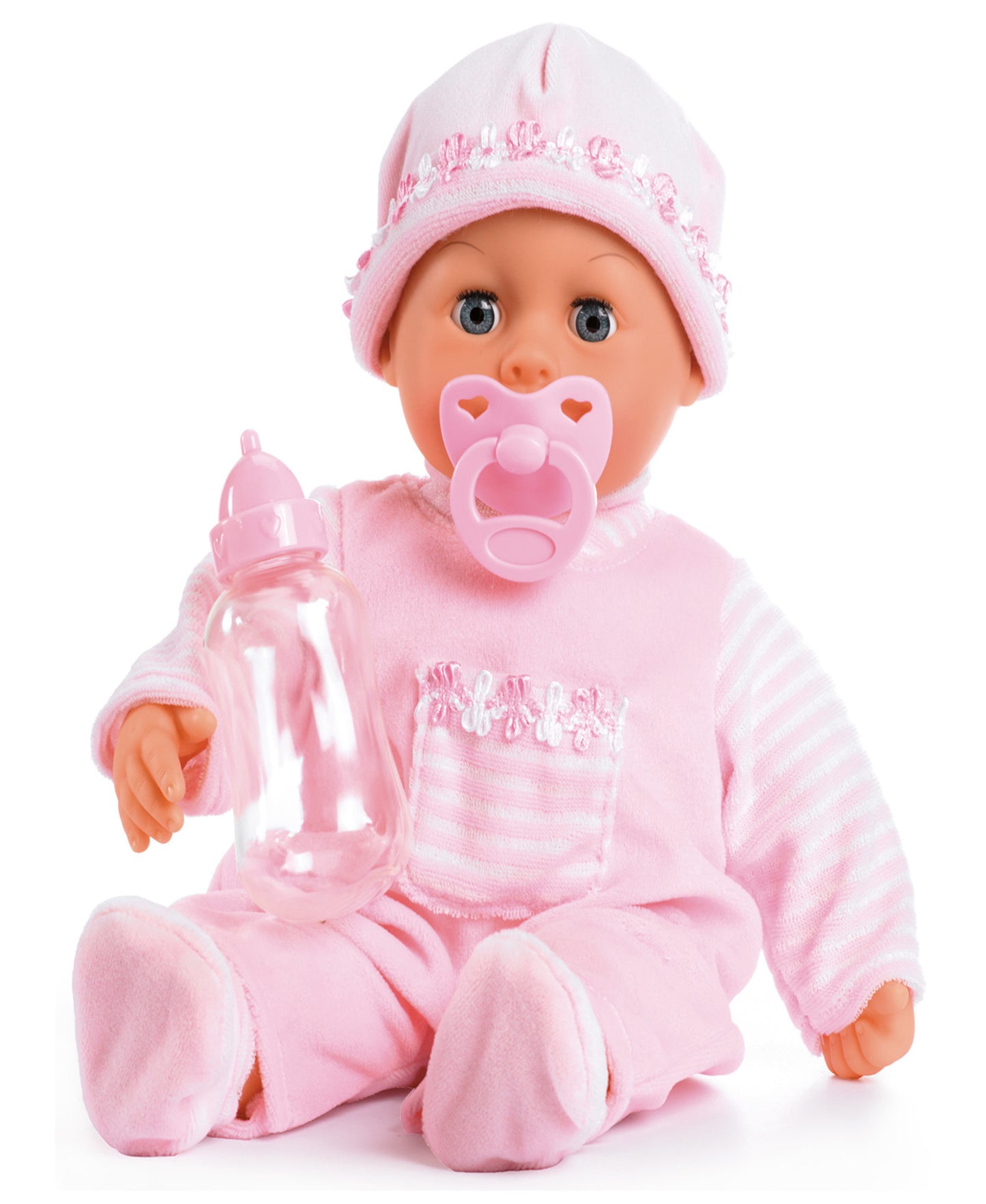 Bayer Design 15" Interactive First Words Baby Doll - Soft Pink