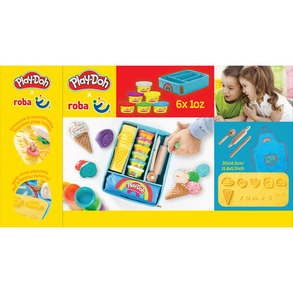 Play-Doh: Creative Playset - All Inclusive Clay Art Set, (6) 1oz Play-Doh Containers