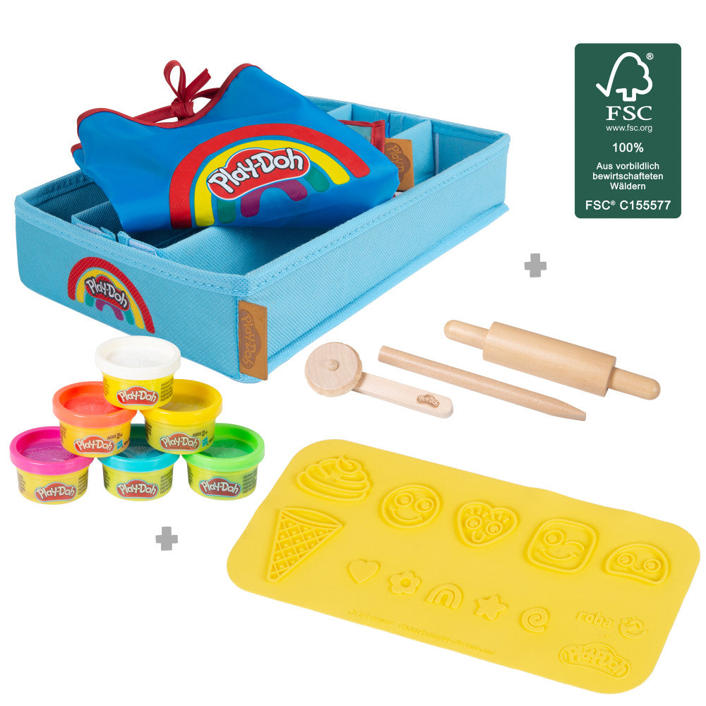 Play-Doh: Creative Playset - All Inclusive Clay Art Set, (6) 1oz Play-Doh Containers