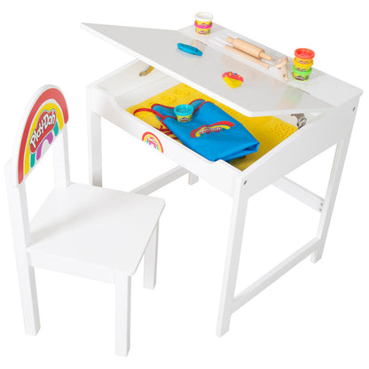 Play-Doh: School Desk & Chair Collection - Wooden Seating Station Playset