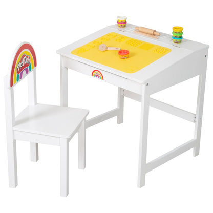 Play-Doh: School Desk & Chair Collection - Wooden Seating Station Playset