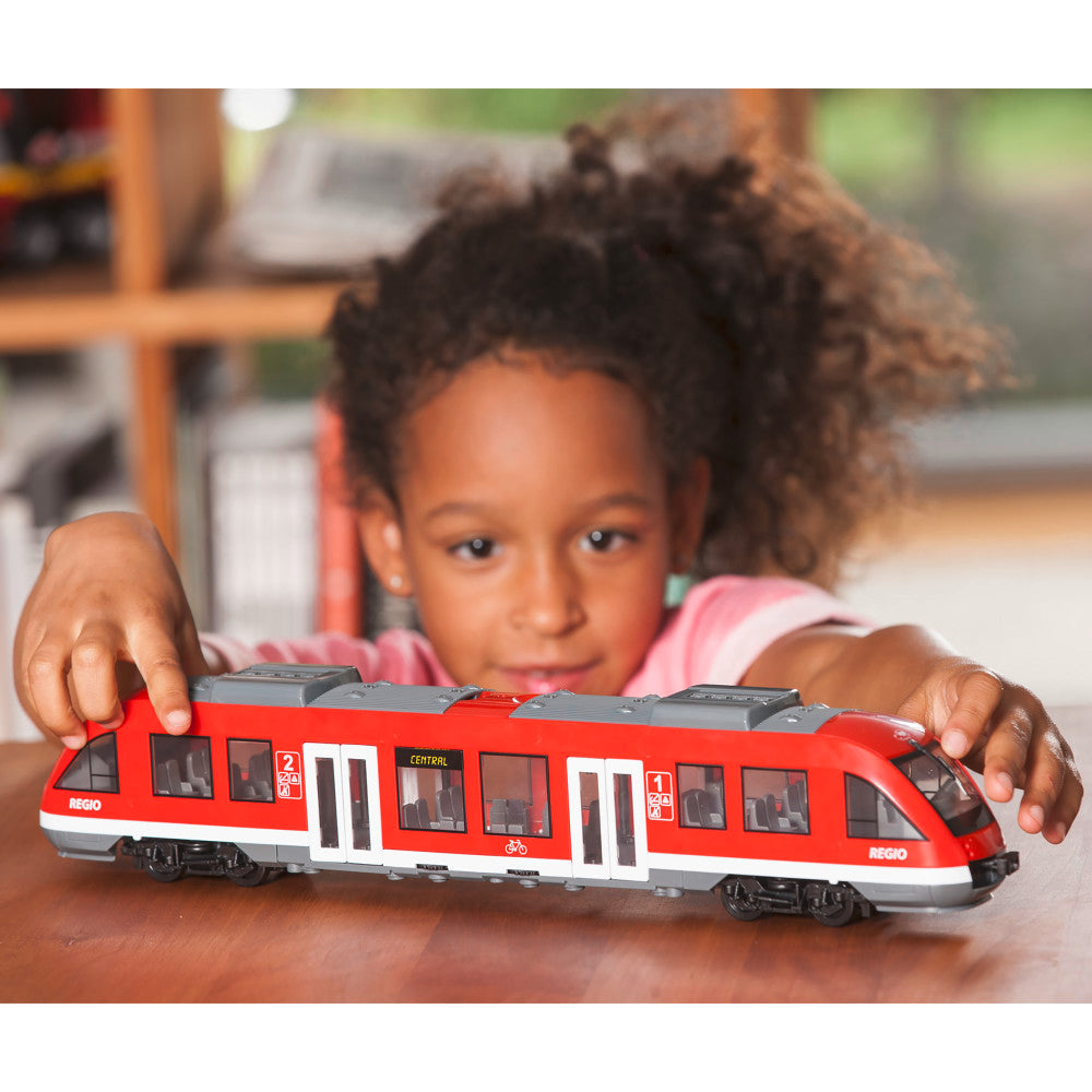 Dickie Toys: City Train - Red & White - Trackless Train Vehicle Toy, Kids Ages 3+