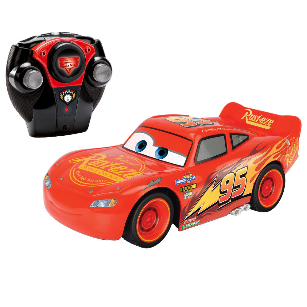 Jada Toys Disney Pixar Lightning McQueen 1:24 Scale R/C Crash Car
