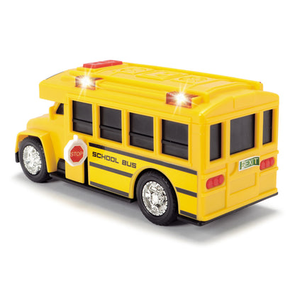 Dickie Toys Interactive Freewheel Action School Bus with Lights and Sounds