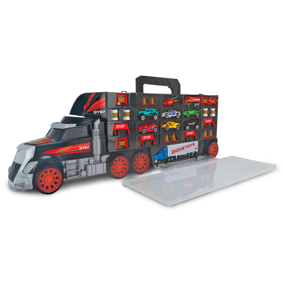 Dickie Toys XXL Truck Carry Case and Die-Cast Playset